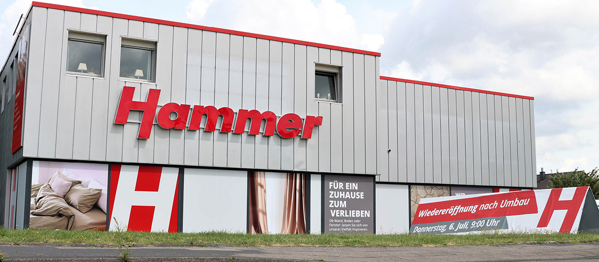 Hammer Fachmarkt in Wesel feiert Neueröffnung