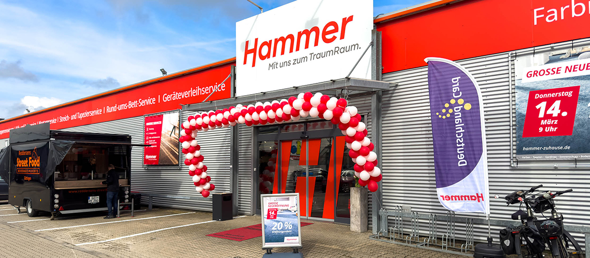 Hammer Fachmarkt Göttingen - Außenansicht