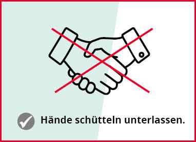Hammer empfiehlt: Auf Händeschütteln verzichten.