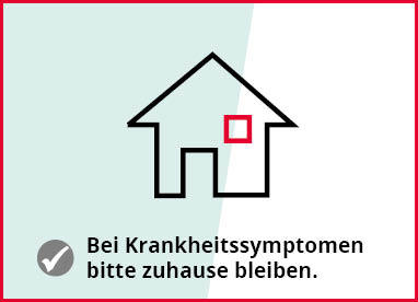 Hammer empfiehlt: Bleiben Sie bei Symptomen zuhause.
