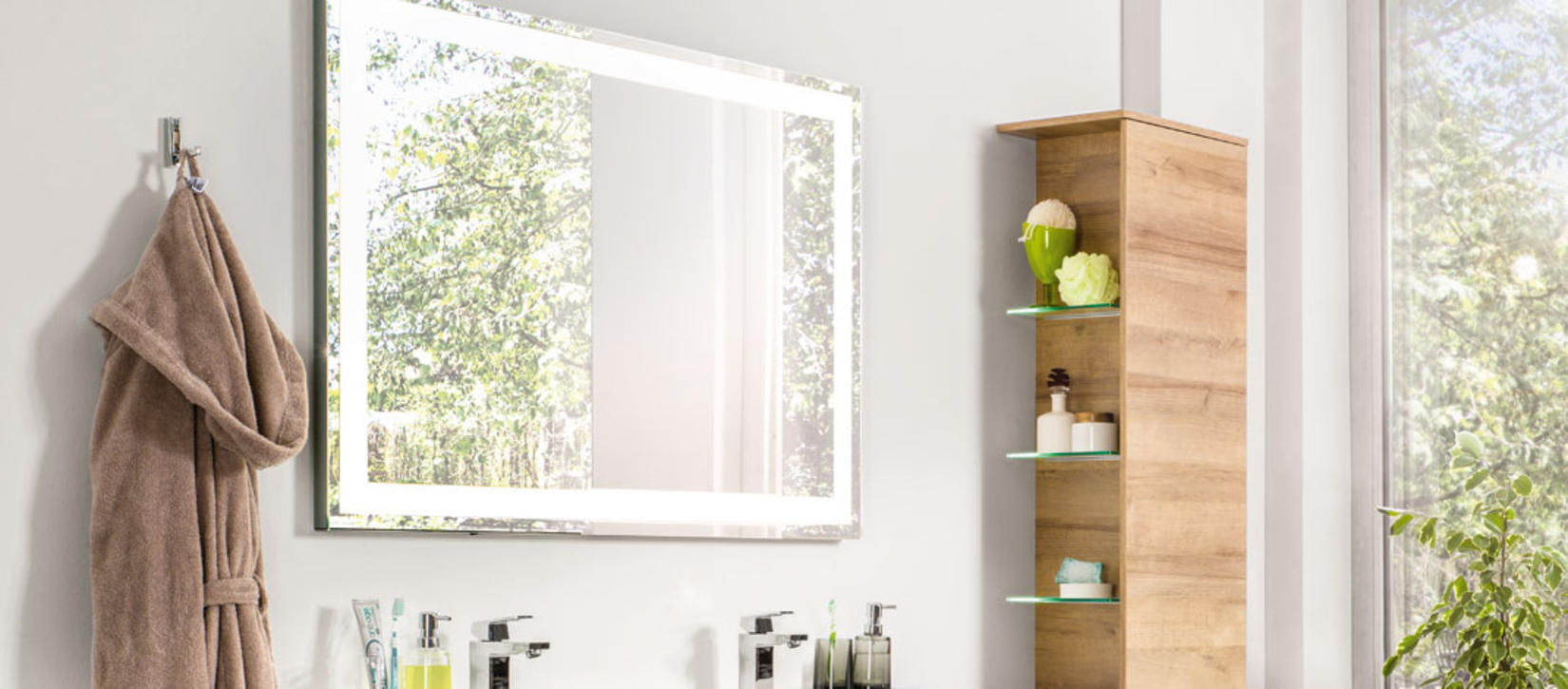 Perfekte Beleuchtung im Badezimmer