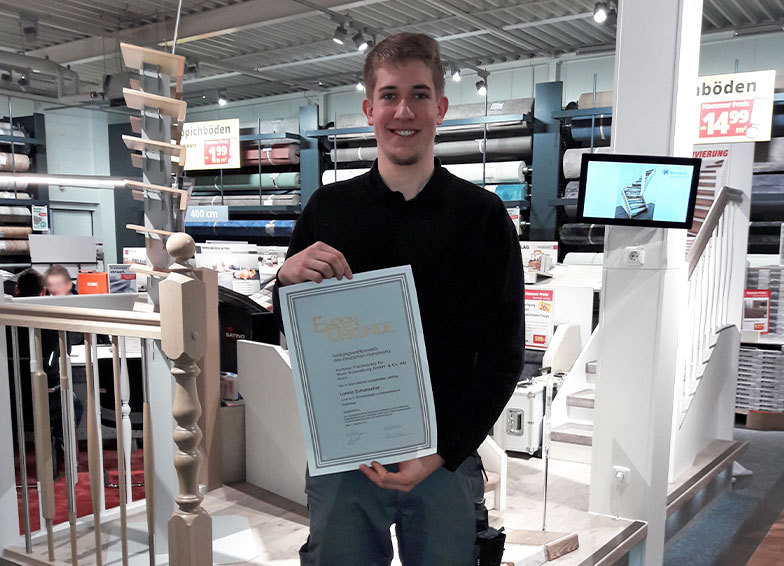 Bodenleger-Sieger Lorenz Schumacher