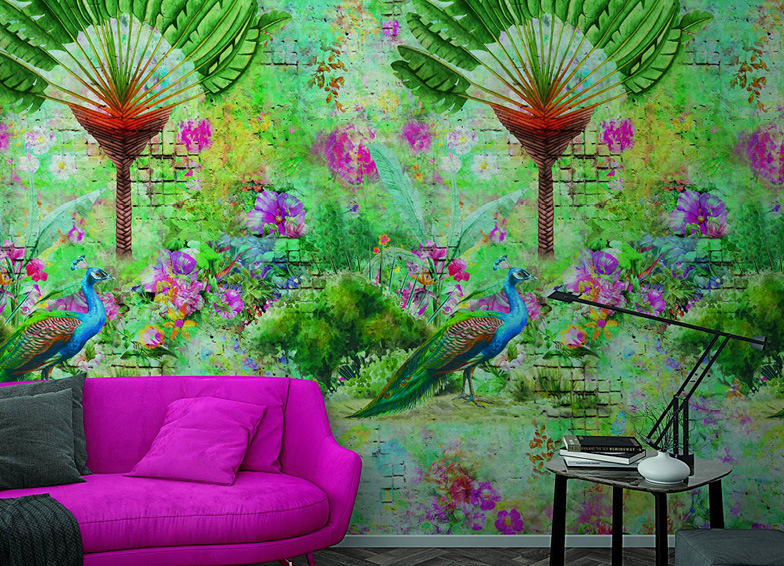 Neonfarben für Ihre Wand