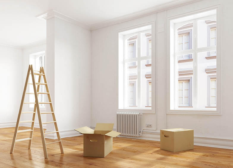 Wichtiger Punkt auf der Umzugscheckliste: Nutzen Sie die Gelegenheit und messen Sie die neue Wohnung aus, solange sie noch leer ist.