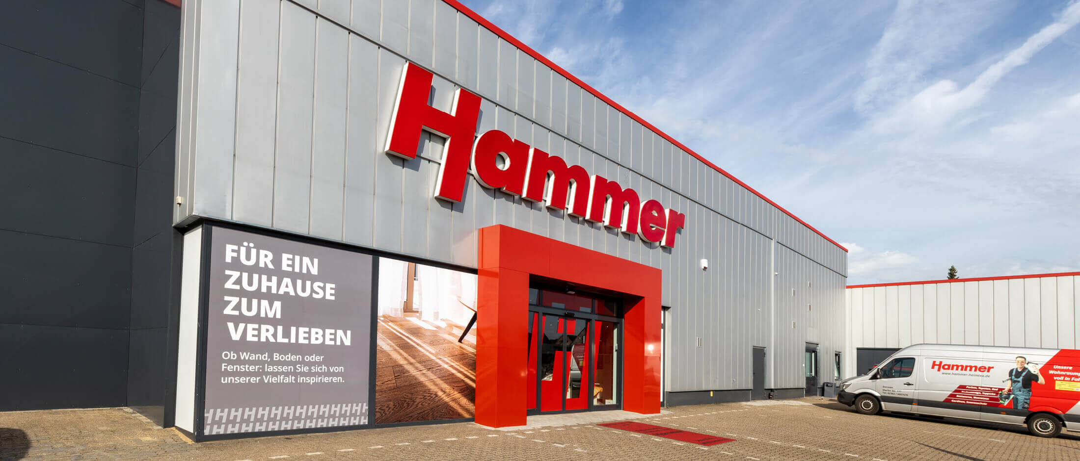 Außenansicht "Hammer Fachmarkt Wesel"
