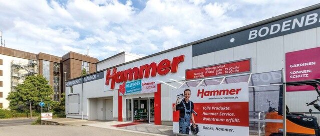 Außenansicht "Hammer Fachmarkt Leipzig-Eutritzsch"