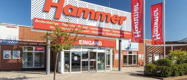 Außenansicht "Hammer Fachmarkt Schwarzheide"