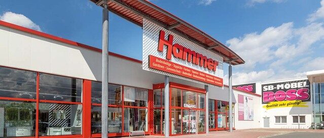 Außenansicht "Hammer Fachmarkt Torgau"
