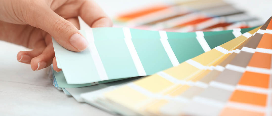 Verschiedene Farbmuster